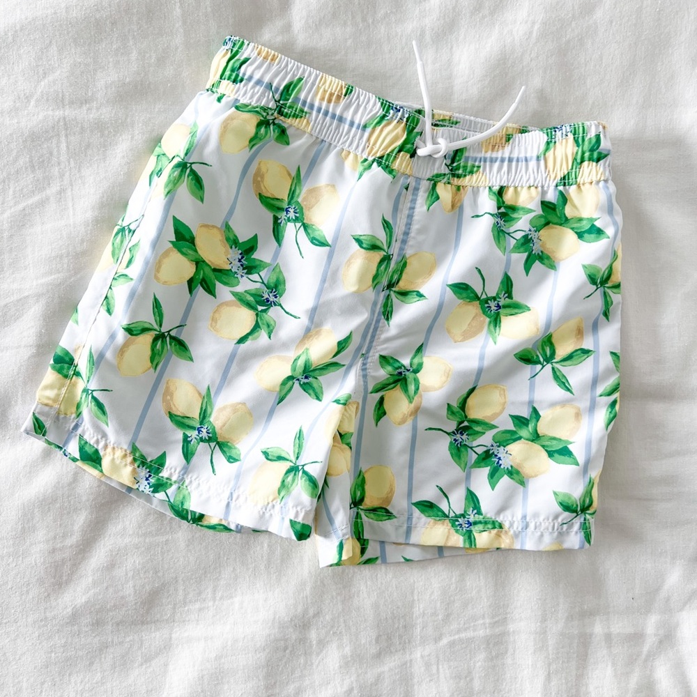 Little Boy size 6. Janie & Jack swim trunks